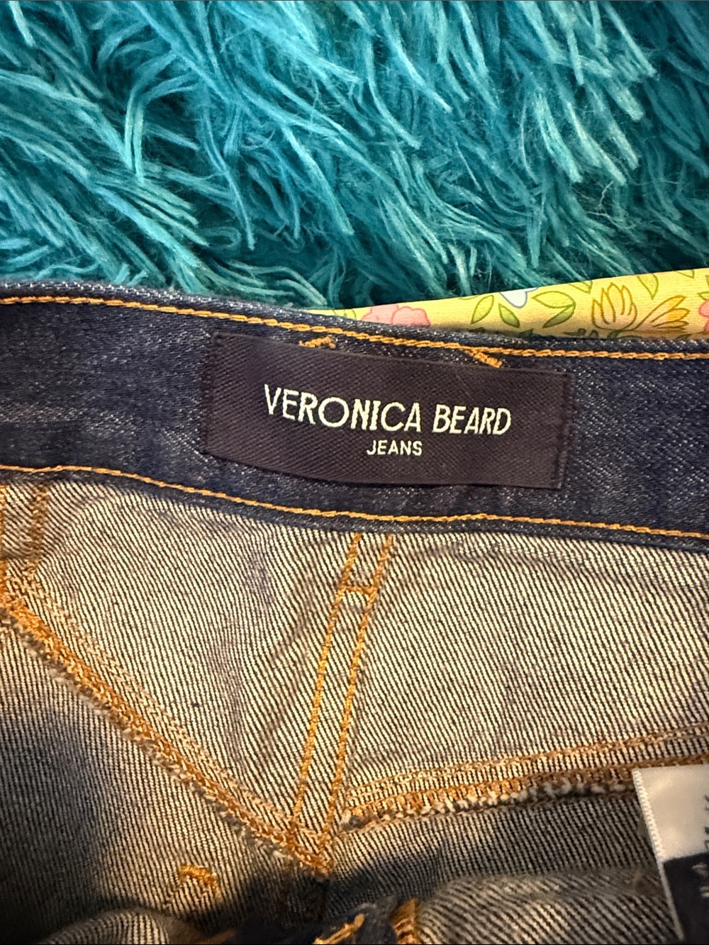 Veronica Beard Dylan High Rise Straight Leg Jeans - Picture 6 of 8